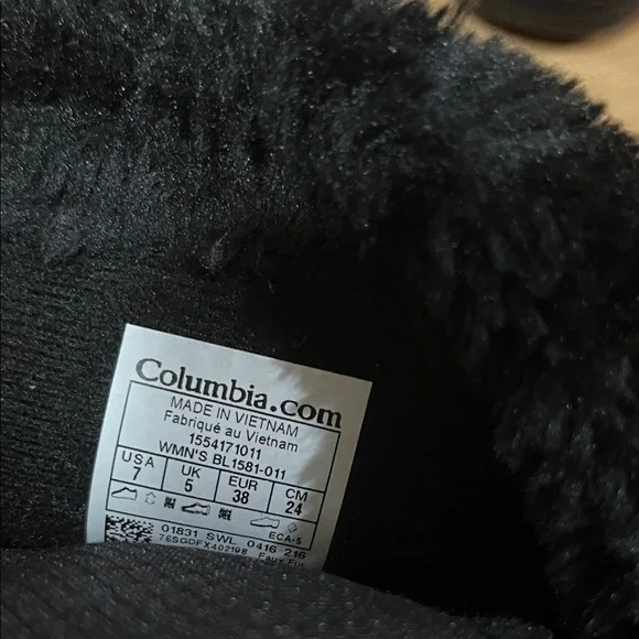 Women's Black Fur-Lined Winter Boots - Picture 4 of 6